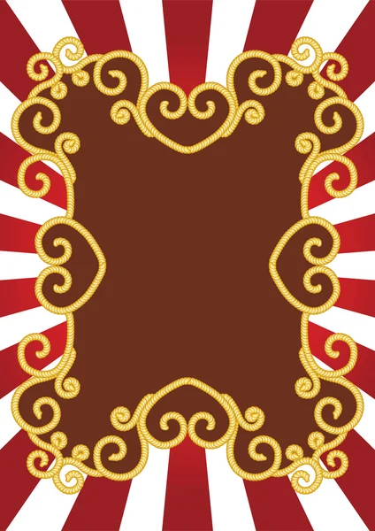 Cadre de cordon — Image vectorielle