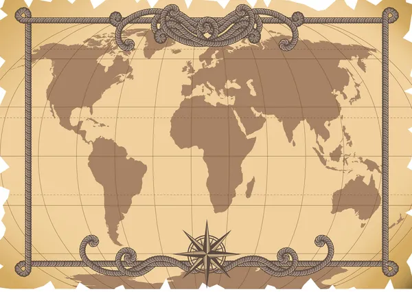 Старі карти — стоковий вектор