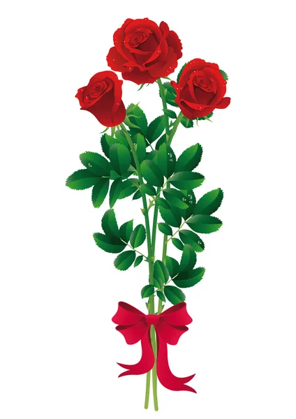 Букет троянд — стоковий вектор