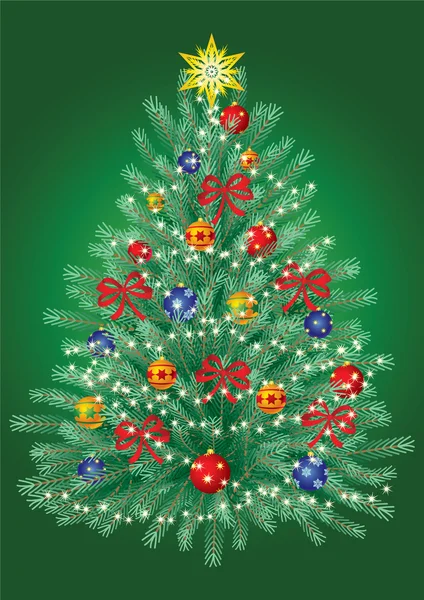 Χριστουγεννιάτικο δέντρο Royalty Free Διανύσματα Αρχείου