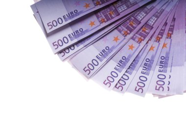 Euro banknotes money clipart