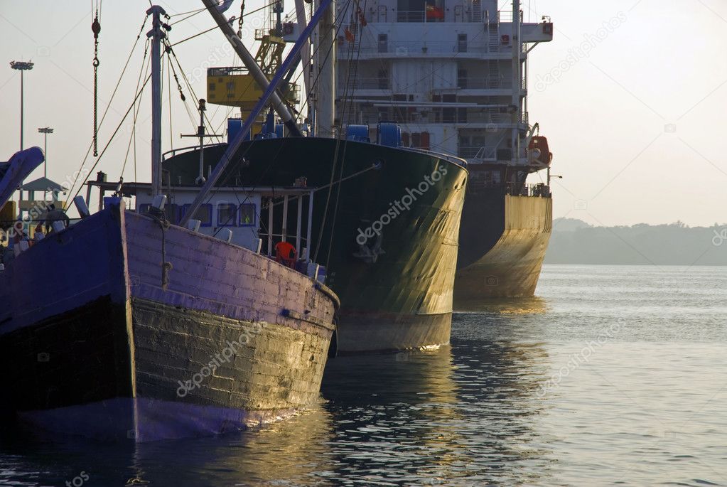 Ships at berth