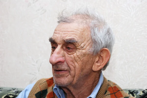 Πορτρέτο ενός ηλικιωμένου άνδρα — Φωτογραφία Αρχείου