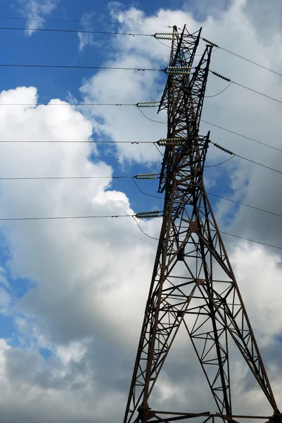 stock image High voltage tower