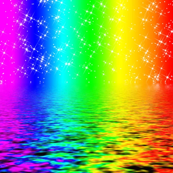 虹色のテクスチャ — ストック写真