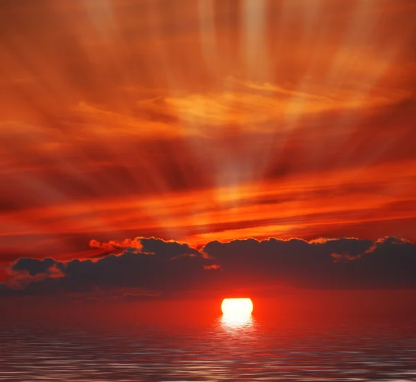 Moře slunce — Stock fotografie