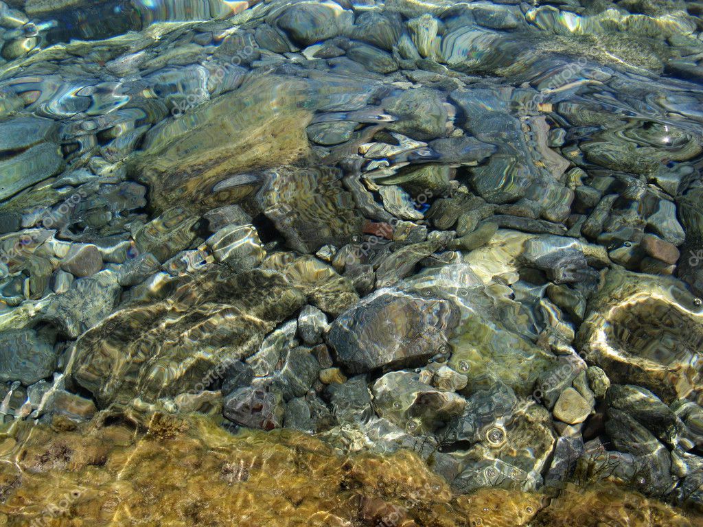 Stones Under Clear Water — Stock Photo © Vvdude 1683019