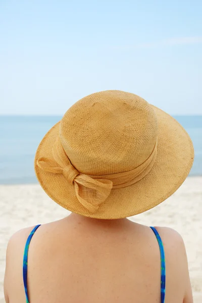 Žen v klobouku — Stock fotografie