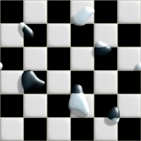 Chess with water drops texture — Stock Photo, Image
