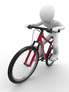 Ride that bike concept clipart