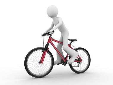 Ride that bike clipart