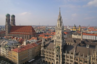 Munich historical center clipart