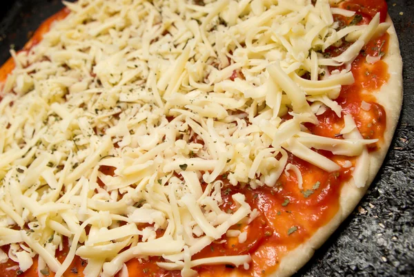 Pizza non cuite Images De Stock Libres De Droits
