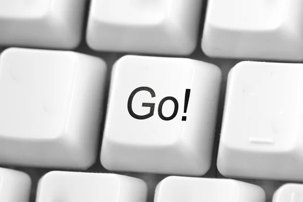 "Go!" button Stock Photo