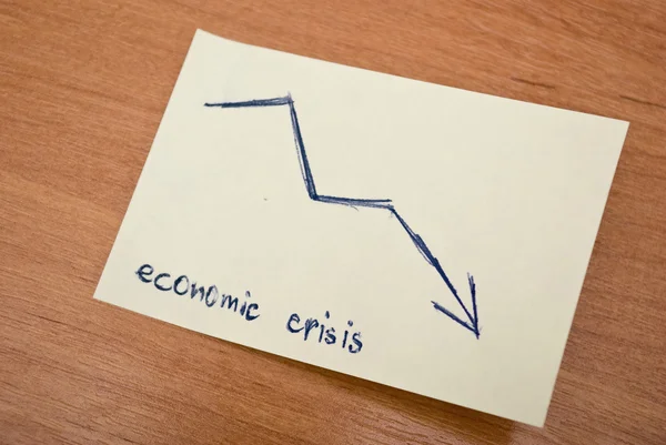 Economische crisis Stockfoto