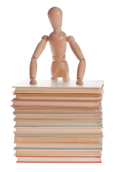 stock image Men with many books