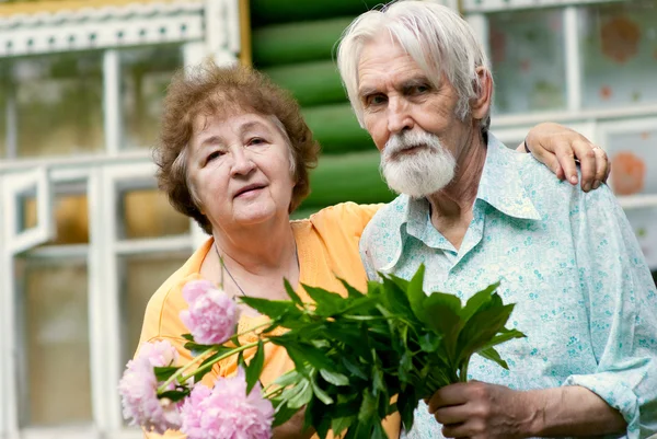 Két nyugdíjasok — Stock Fotó