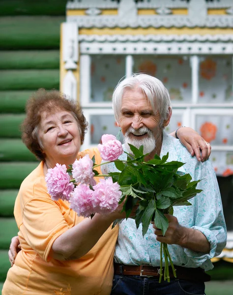Twee gepensioneerden — Stockfoto