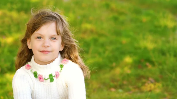 Portré kicsi lány — Stock Fotó