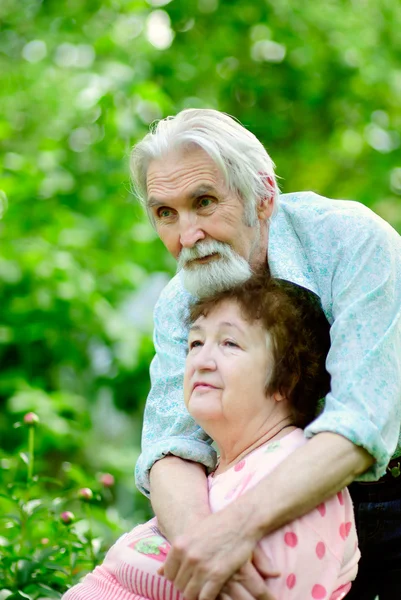 Twee gepensioneerden — Stockfoto