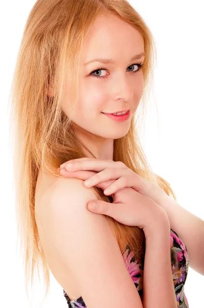 Portretul tinerei blonde — Fotografie, imagine de stoc