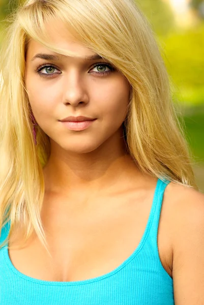 Portrait of blonde — Stock Photo, Image