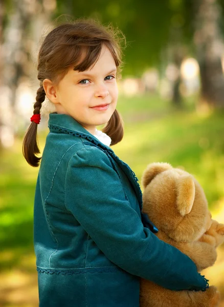 Portré kicsi lány — Stock Fotó