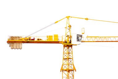 The elevating crane clipart