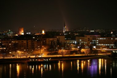 Novi Sad By Night clipart