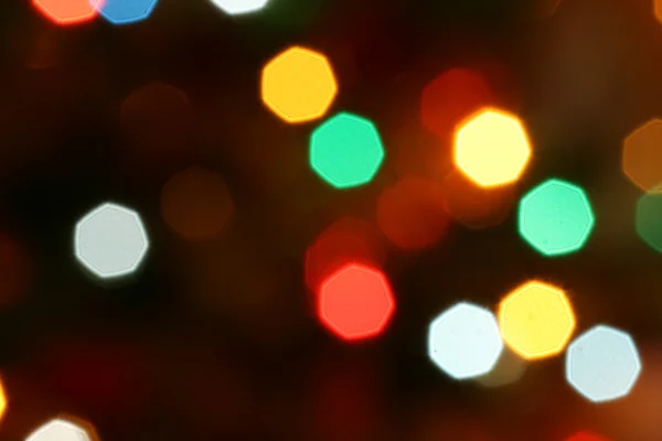 圣诞树灯 — 图库照片