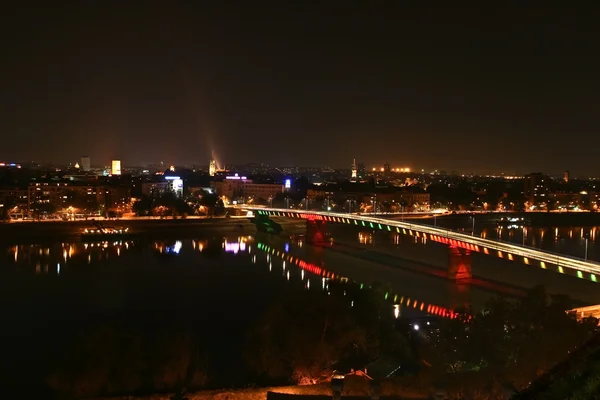 Novi Sad By Night — Stock Photo, Image