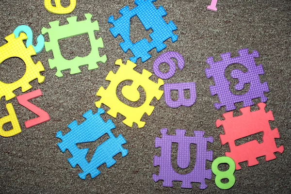Cartas Puzzle — Fotografia de Stock