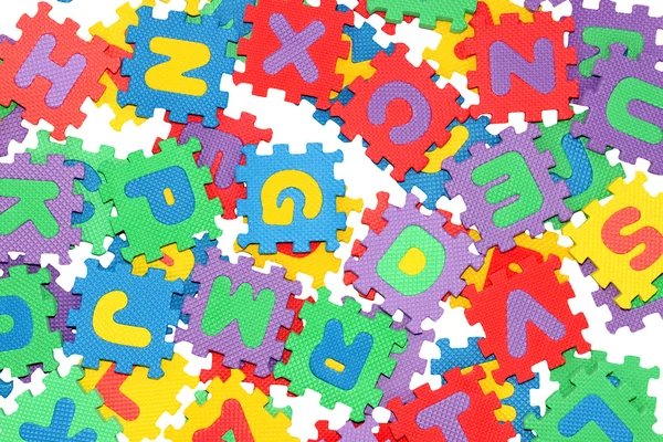 Letters puzzle — Stock Photo, Image