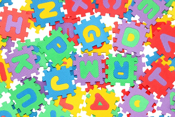 Puzzle lettere — Foto Stock