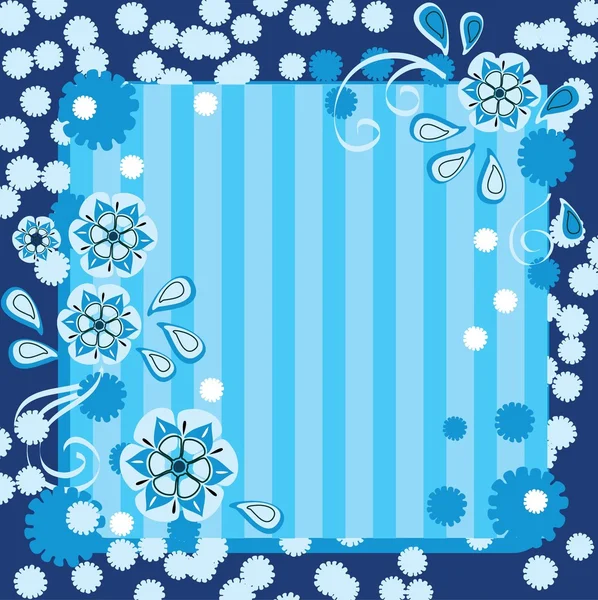 Beau fond bleu — Image vectorielle