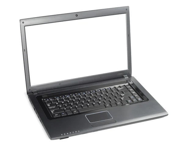 Neuer schwarzer Laptop — Stockfoto