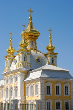 Fragment Of Great Peterhof Palace clipart