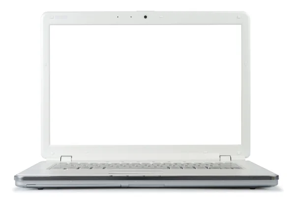 Φορητό υπολογιστή στυλ λευκό — Φωτογραφία Αρχείου