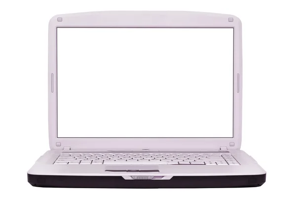 Styl różowy laptop — Zdjęcie stockowe