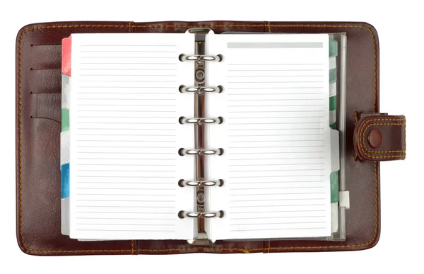 Styl brązowy notatnik — Zdjęcie stockowe