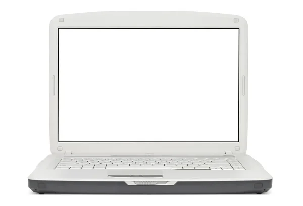 Stil grå laptop — Stockfoto