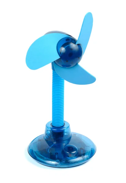 Blauwe ventilator — Stockfoto