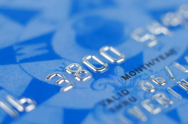Fragment Of Bank Card — Stock Photo, Image