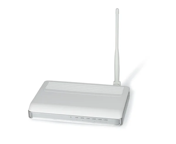 Grey Wireless Router — Zdjęcie stockowe