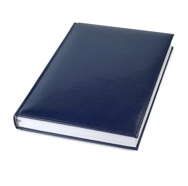 Blauwe gesloten boek — Stockfoto