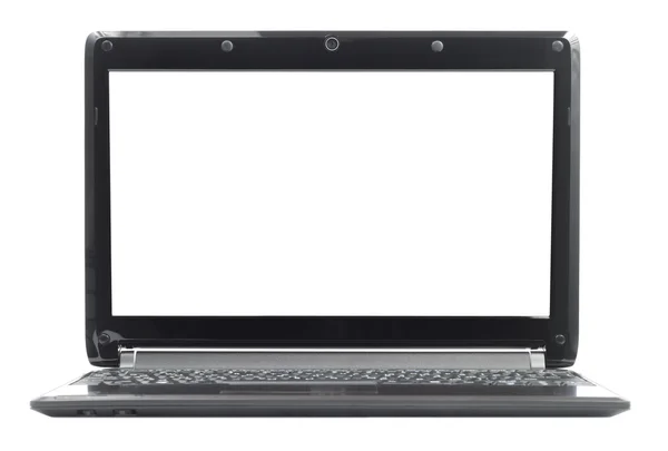 黑色的超便携笔记本电脑 — 图库照片