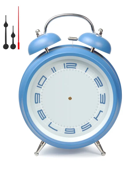 Azul Reloj despertador —  Fotos de Stock