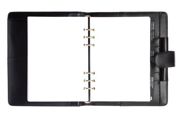 Czarny styl notebook papier — Zdjęcie stockowe