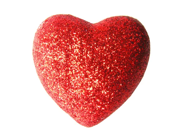 Rood hart Stockafbeelding