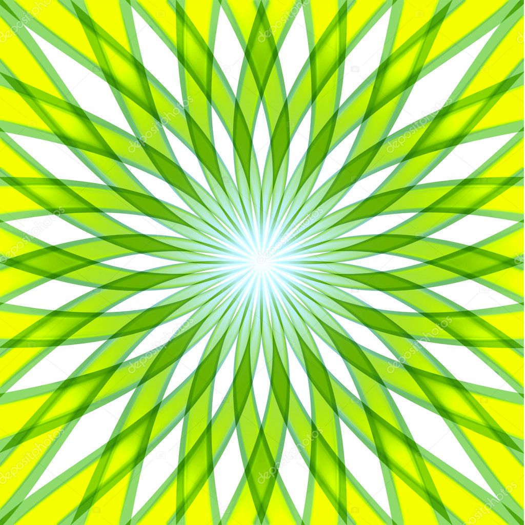 Green star stripe background abstract